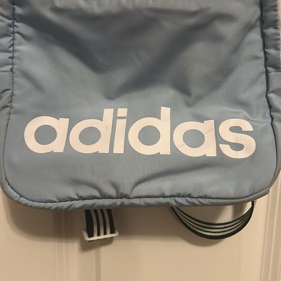 Adidas Core Mini Backpack Blue and White - Picture 2 of 4